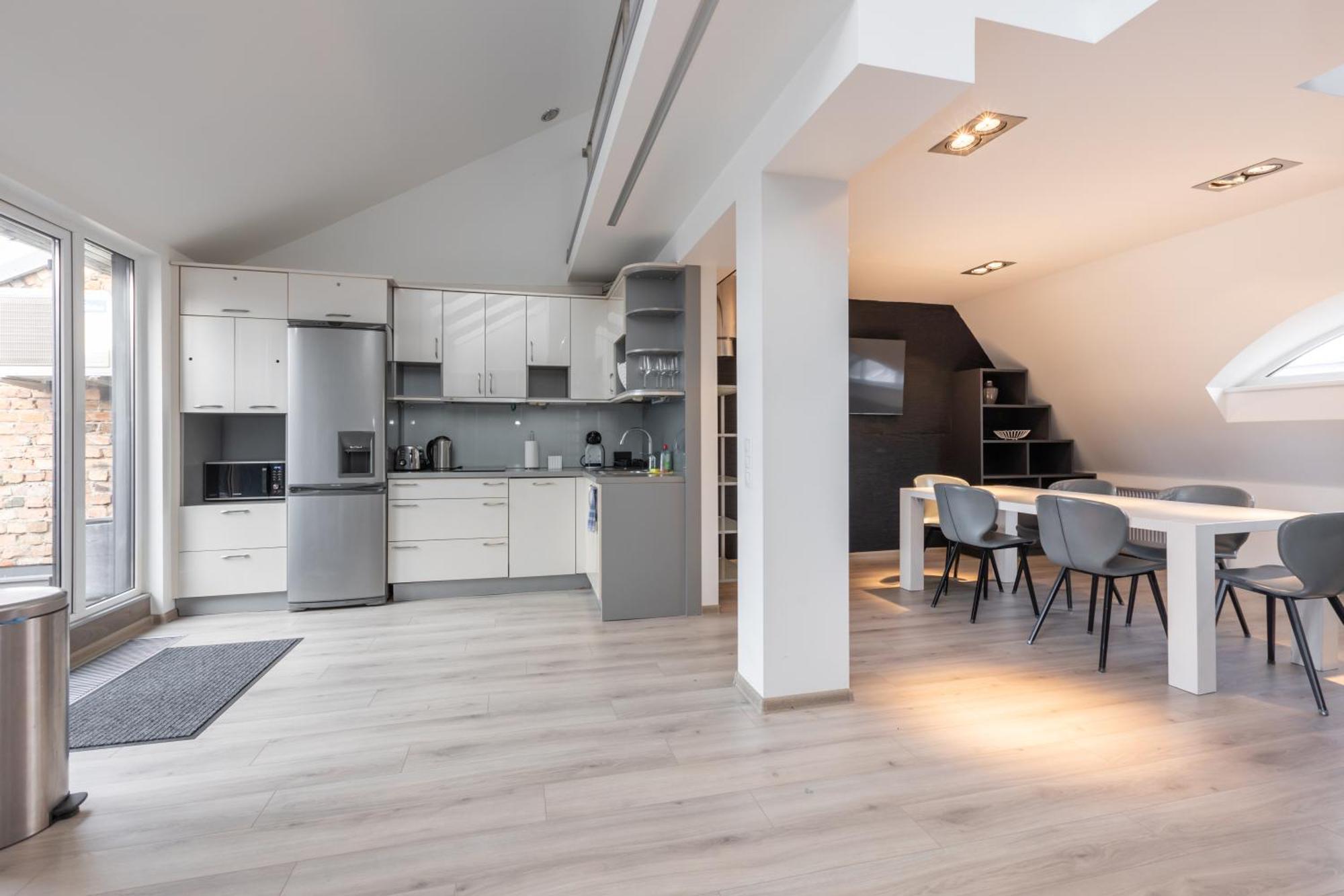 Penthouse Apartment With Terrace Riga Exterior foto
